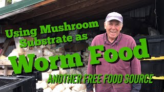 Spent Mushroom Substrate as Worm Food