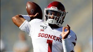 Jalen Hurts Oklahoma Highlights 2019.09.14 vs UCLA- 430 Total Yards, 4 TDs, UNSTOPPABLE!!