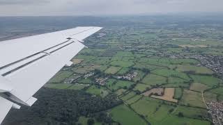 Loganair Embraer ERJ-145 ✈ Landing at Bristol Airport