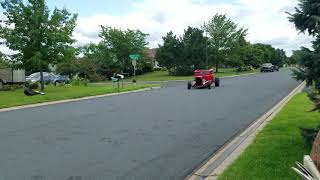 1930 Model A with a Hemi on 32 rails, I think this is the first week I had it on the road.