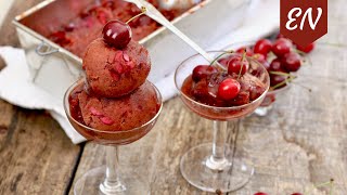 Cherry Sherbet Recipe (Sorbet) || William's Kitchen