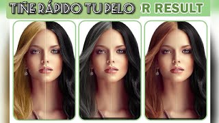 TIÑE RÁPIDO TU CABELLO en 5 MINUTOS!! CHAMPÚ COLORANTE😍✅