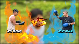 Boy Tapang Boxing Match vs Boss Damm TV