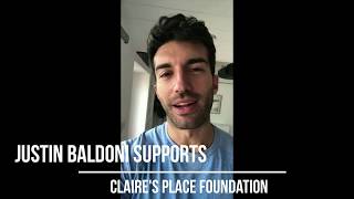 Justin Baldoni Supports Claire's Place Foundation