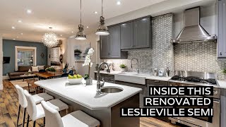 Inside a Renovated Leslieville Semi