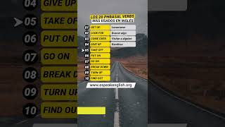 ✅ LOS 20 PHRASAL VERBS MÁS USADOS en INGLÉS 📢 ¿Los sabes?