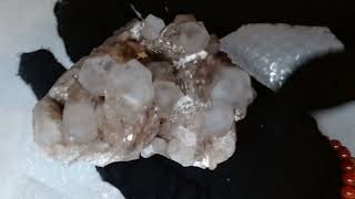 Part 4 Crystal Unboxing of Pineapple Spirit Quartz, Silver Sheen Obsidian, Blue Apatite and MORE