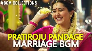 Pratiroju Pandage Marriage BGM l S Thaman I Sai Dharam Tej l