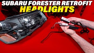 03-05 Subaru Forester Retrofit Headlights