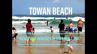 BEAUTIFUL TOWAN BEACH NEWQUAY CORNWALL UK. 2019 HD