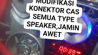 cara mengganti konektor cas speaker|modif konektor cas speaker dijamin awettt