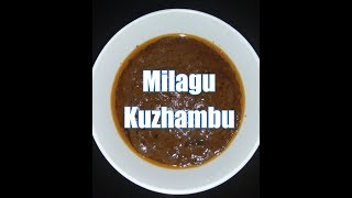 Milagu Kuzhambu / Pepper Kuzhambu