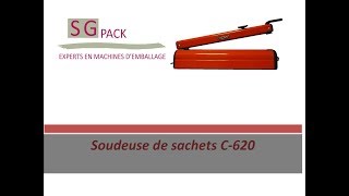 Thermoscelleuse de sachets C 620