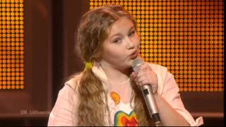 jESC 2011 Lithuania || Paulina Skrabyté - Debesys (The Clouds) (dress rehearsal)