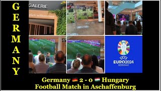 Germany 🇩🇪 2-0 Hungary 🇭🇺 Live Match #EURO2024 #football #eurocup #germany #viralvideo