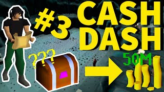 OSRS | Making 50m by ONLY Completing HARD CLUES in 30 DAYS | CASH DASH #3