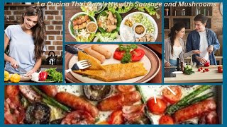 La Cucina Thai Omelets with Sausage and Mushrooms Recipe 2023| Thai Recipe| La Cucina Recipe|Sausage