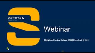 WNRO 6 April 2019 and Spectra Precision (now Spectra Geospatial) products