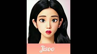 Blackpink members as Disney Animation