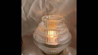 Glass Candle Lantern Decorative Candle Holder Outdoor For Home Decor