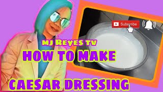 how to make caesar dressing