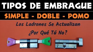 TIPOS DE EMBRAGUE BOMBINES [BOMBIN DOBLE EMBRAGUE] [EMBRAGUE SIMPLE] POMO INTERIOR