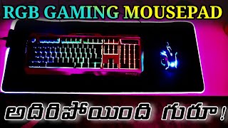 Phable 50% Off | Speed RGB Gaming Mousepad unboxing and Review | in Telugu