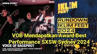 Voice Of Baceprot Raih Award Best Performance SXSW Sydney 2024. Jadwal VOB Di Iklim Fest