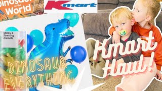 Dinosaur Themed Birthday| Kmart Birthday Ideas Haul| Australian Family Vlog| Single Mom/Mum Vlogger