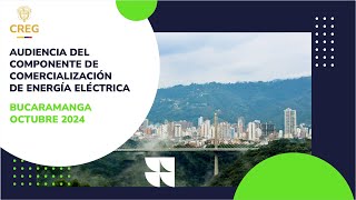 Audiencia de comercialización de energía eléctrica en Bucaramanga