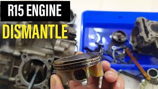 DISMANTLING R15V2 ENGINE | HINDI