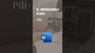 Mengubah Font #microsoft #microsoftword #tutorial #tutorialmicrosoft