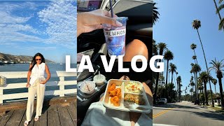 LA VLOG: trying erewhon, malibu, community goods, laguna beach, craigs date night, 1 hotel