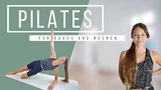 Pilates Übungen für einen starken Bauch und starken Rücken - effektiv & ohne Geräte