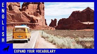 VW Bus in Arches National Park | English Vocabulary Lesson