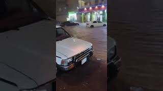 Heavy Rain Unaizah Saudi Arabia