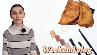 Weekend vlog: Cumparaturi alimentare | Facem langosi | Imi curat pensulele de makeup