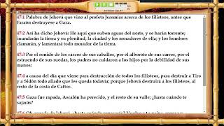 REAVIVADOS POR SU PALABRA  JEREMIAS 47