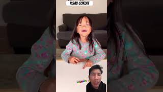 pisau coklat #funny #cute #baby #family #toddlers #food #prank