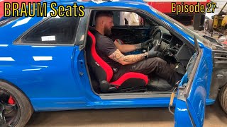 R33 Skyline Project Braum seat brackets (Episode 27)