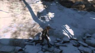 Rise of the Tomb Raider - Technique to walk up slides.