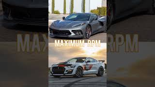 Chevrolet Corvette Z06 VS Ford Mustang Shelby gt500 #automobile #ford #chevrolet