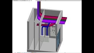 Revit Electrical Room Tutorial #revitbim #cabletrays #electricalroom