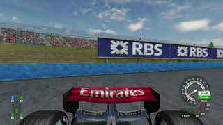 F1 2021  New  rear wing damage vs F1 2006 CE