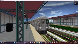 Openbve Quickie:R62A 6 express train arriving and departing Westchester Square East Tremont Avenue