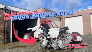 INSTALLING the DUAL ENGINE SETUP on the 1200cc V8 BUGGY