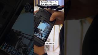 Camera Settings for Sharp Focus Photos #photographyeducators