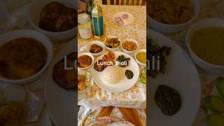 Lunch thali on daughter's seventeenth birthday 🎂|birthday menu #shorts #birthday #daughter #thali