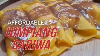 affordable lumpiang sariwa isang gulay lang sapat na|lumpiang Sariwa|Geng Castillo