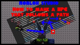 Roblox Studio: How To Make A NPC That follows a path